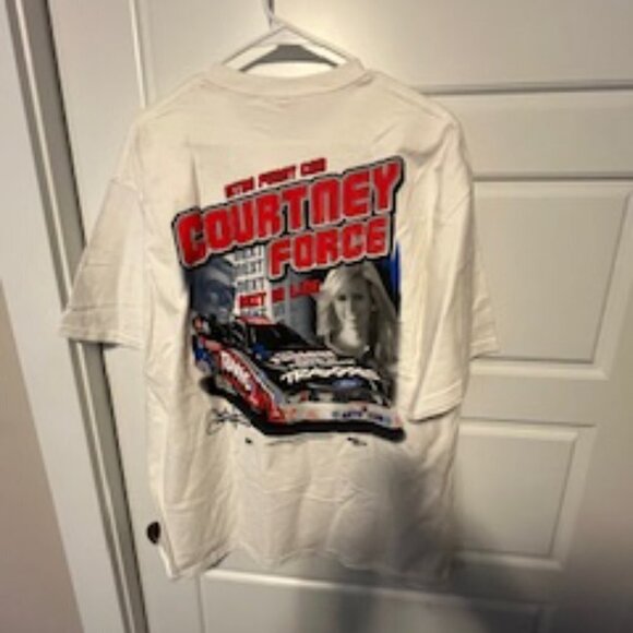 Vintage Courtney Force "Next In Line" Tee shirt, Size XL - Picture 5 of 6